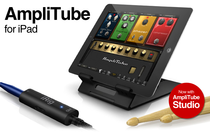 IK Multimedia AmpliTube for iPad v3.0.2 吉他效果器