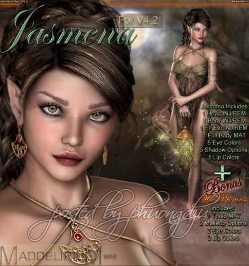 Renderosity MDD Jasmena for V4.2