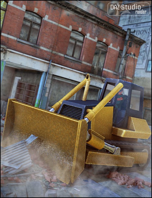 Daz3D Bulldozer