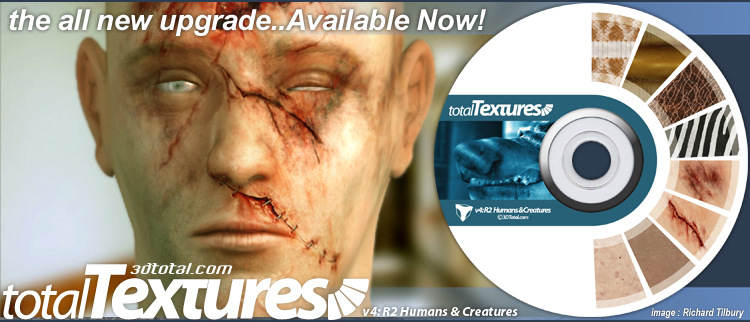 3D Total: Textures V4:R2 – Humans & Creatures 皮肤纹理材质