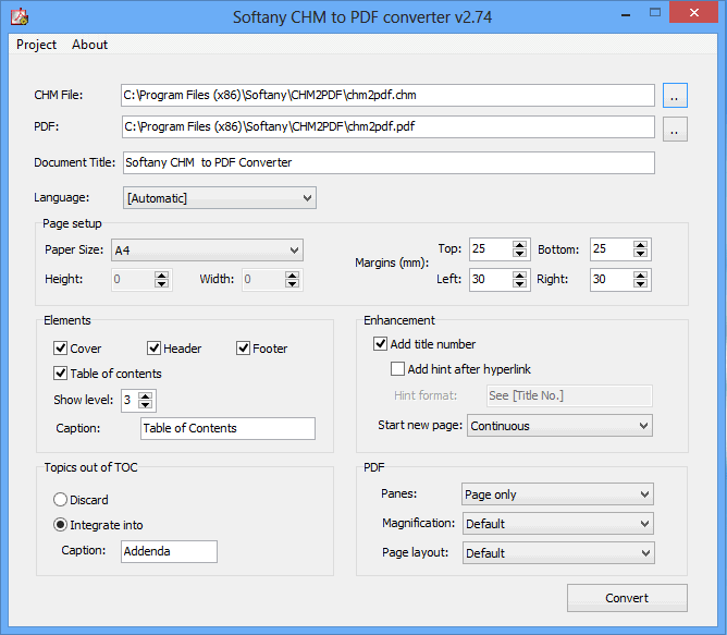 Softany CHM to PDF Converter 2.751 CHM格式转PDF