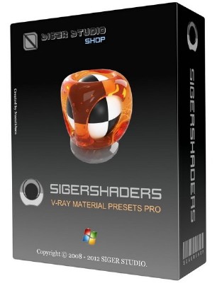 SIGERSHADERS V-Ray Material Presets Pro 2.5.16 For 3ds Max 2010 - 2013