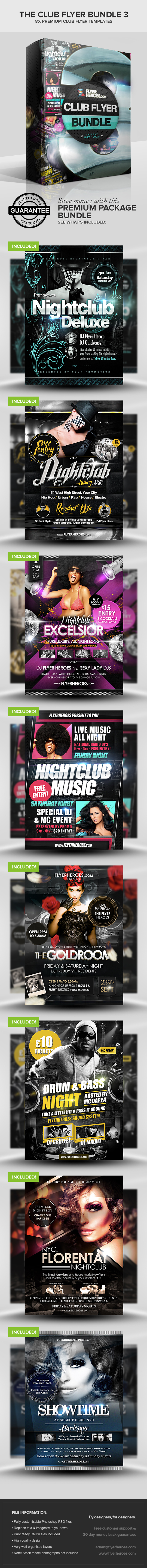 The Club Flyer Bundle 3