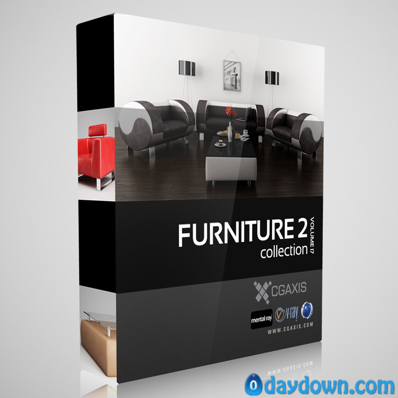 沙发模型 CGAxis Models V0L.17 Furniture II