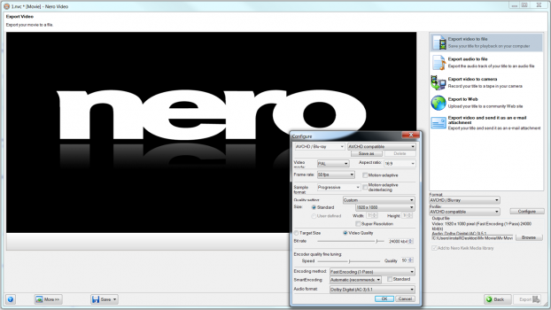 可用 Nero Video 导入、编辑或导出AVCHD 2逐行视频 可用 Nero Video 导入、编辑或导出AVCHD 2逐行视频