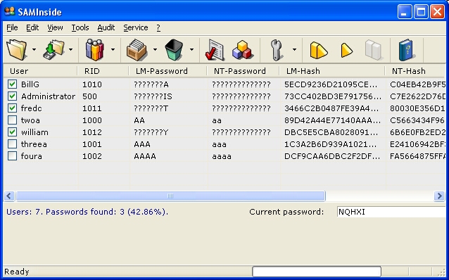 InsidePro SAMInside 2.6.5.0 portable