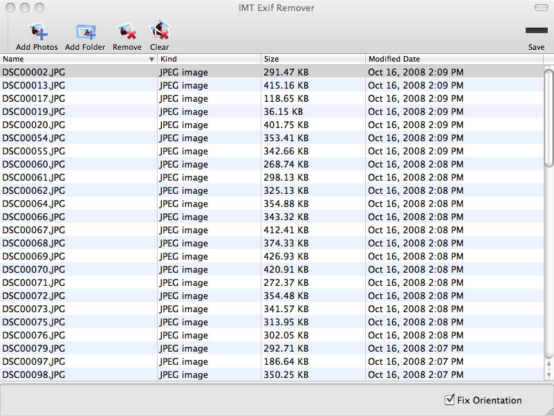 IMT Exif Remover v1.040 MacOSX