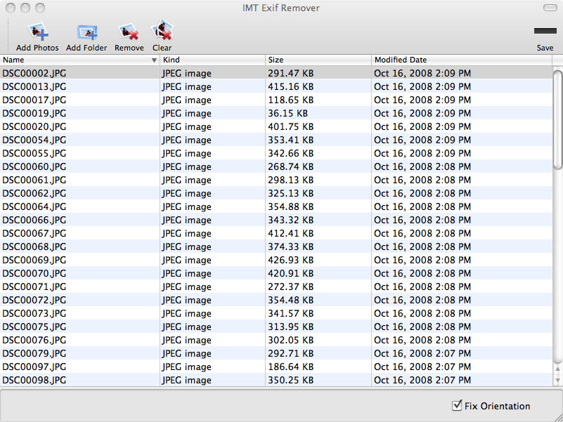 IMT Exif Remover v1.040 MacOSX