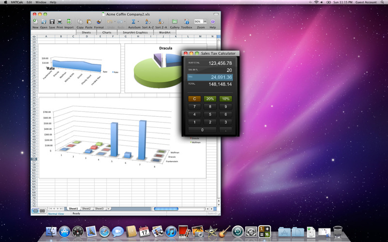 VAT Sales Tax Calculator v1.0 Mac OS X Multilingual