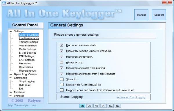 Relytec All In One Keylogger 3.5.0.1 (x86/x64)