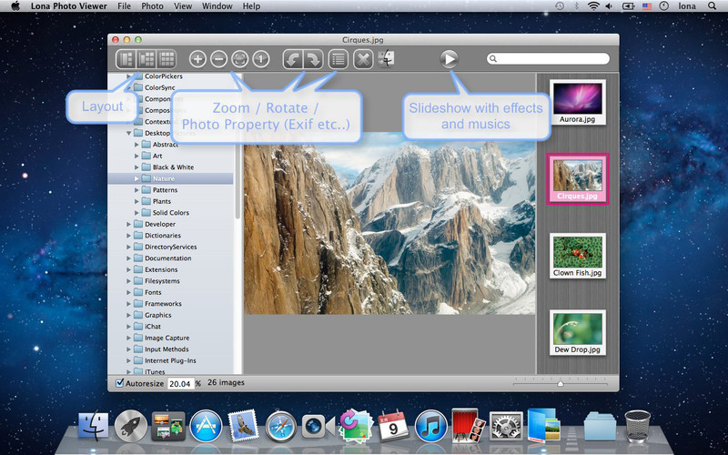Lona Photo Viewer v2.2.6 Multilingual Mac OS X