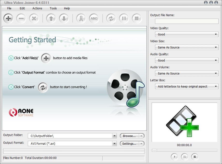 Aone Ultra Video Joiner 6.4.0311