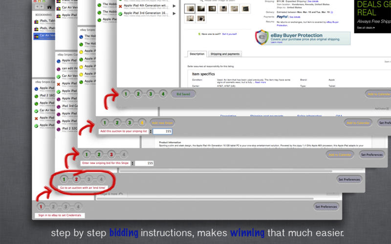 Auction Bidding Sniper for eBay v3.0 Multilingual Mac OS X