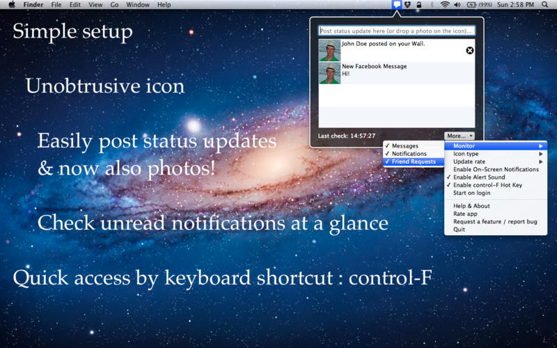 Monitor for Facebook v1.9.10 Multilingual Mac OS X