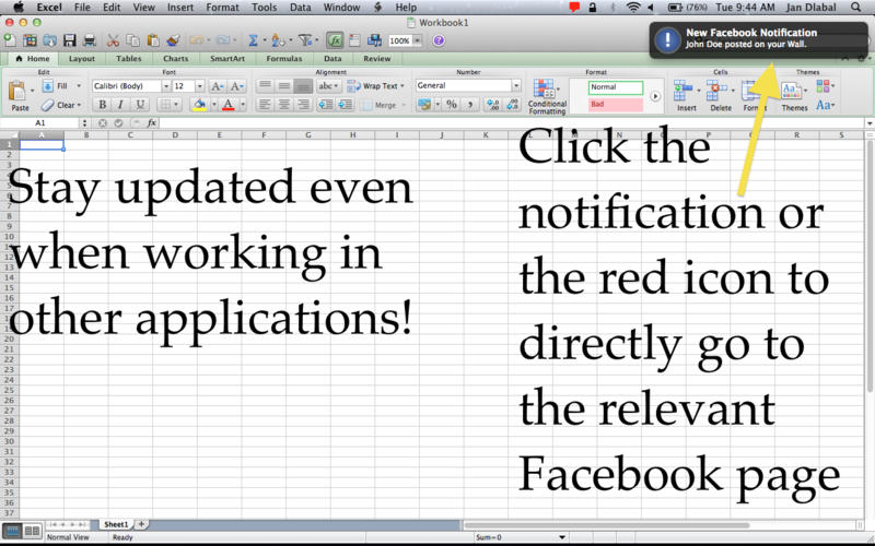 Monitor for Facebook v1.9.10 Multilingual Mac OS X