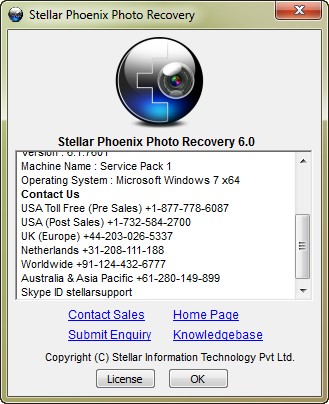 Stellar Phoenix Photo Recovery 6.0