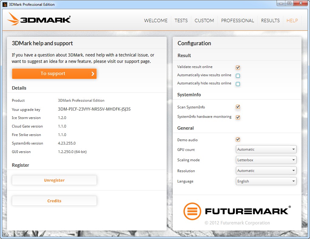 3DMark Professional Edition 1.2.250