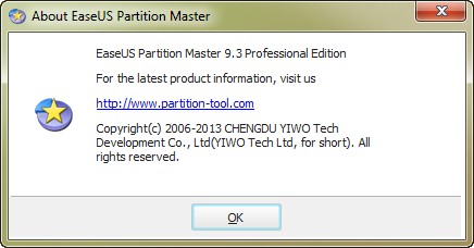 EASEUS Partition Master 9.3 Professional/Technican Edition