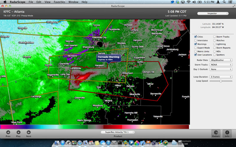 RadarScope v2.1 (Mac OS X)