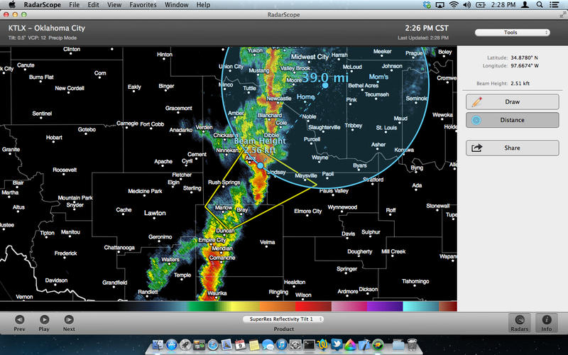 RadarScope v2.1 (Mac OS X)