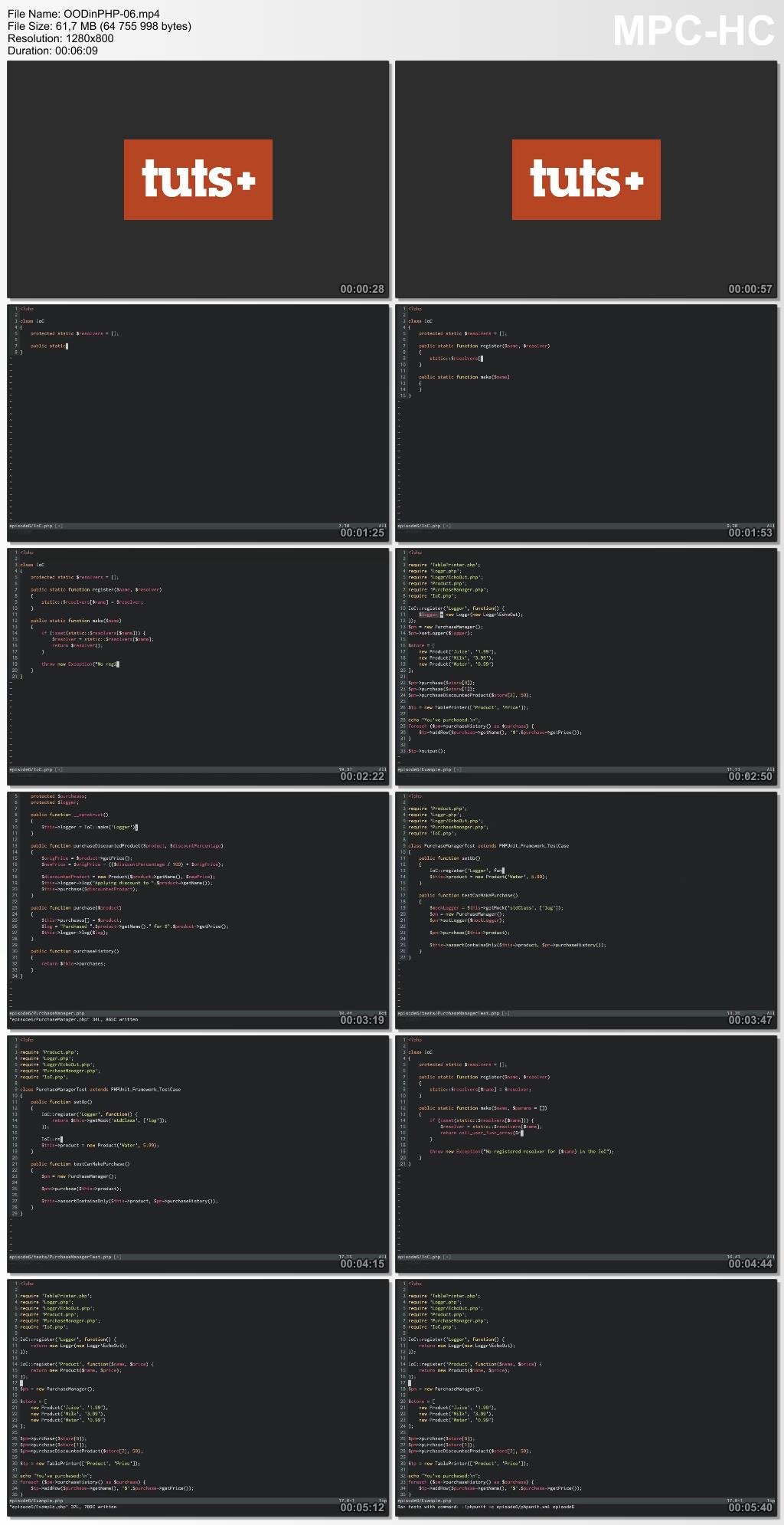 TutsPlus - Object-Oriented Design in PHP