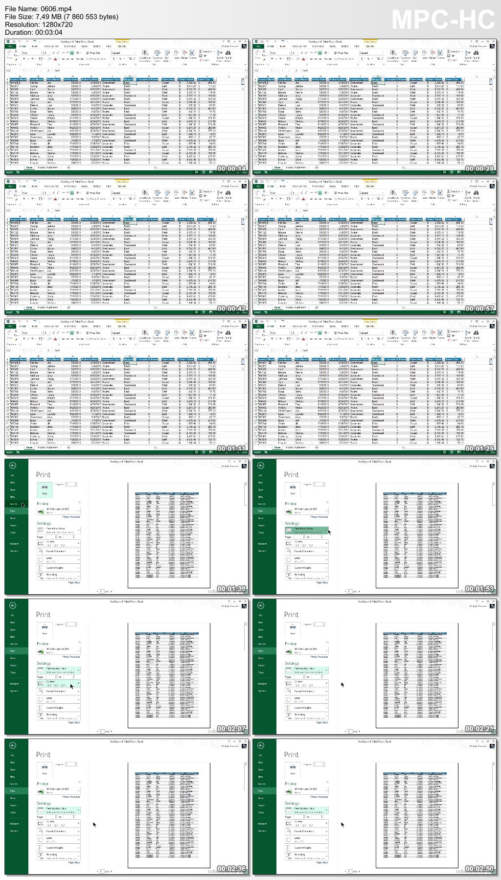 Infinite Skills - Microsoft Excel - Tables Deep Dive
