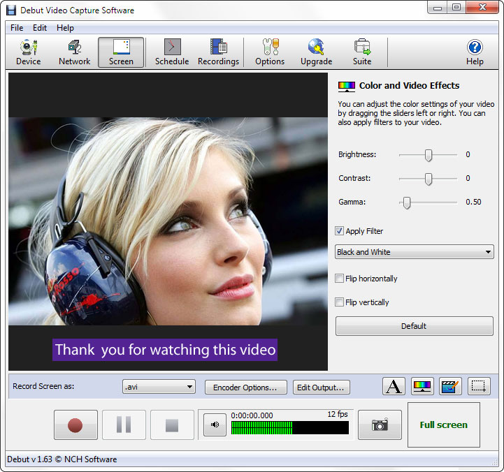 Debut Video Capture Software Professional 1.88