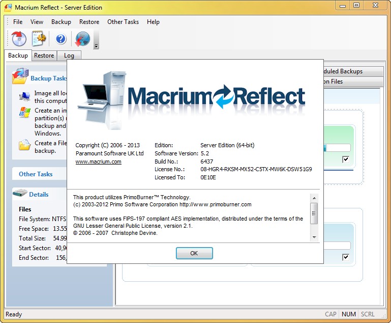 Macrium Reflect Server 5.2.6437 (x86/x64)