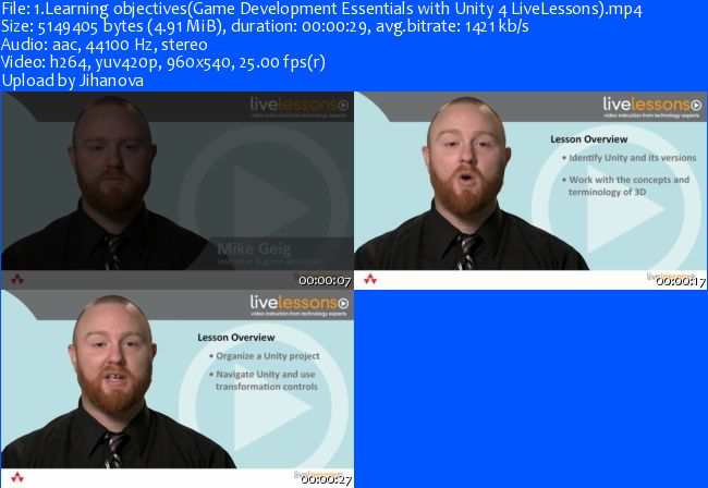 LiveLessons - Game Development Essentials with Unity 4