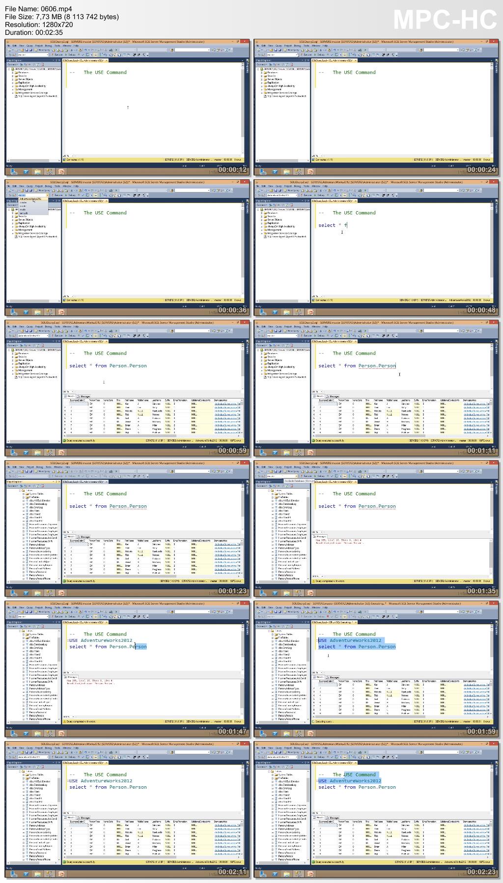 Infinite Skills - Microsoft SQL Server 2012 Certification - Exam 70-461