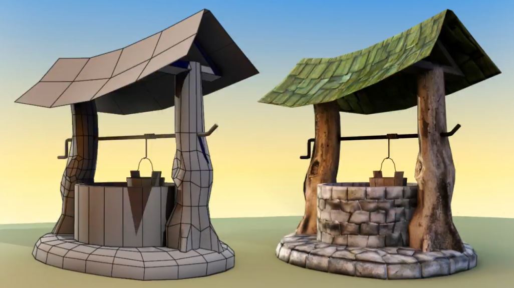 Creating a Stylized Set Element for Games in Maya