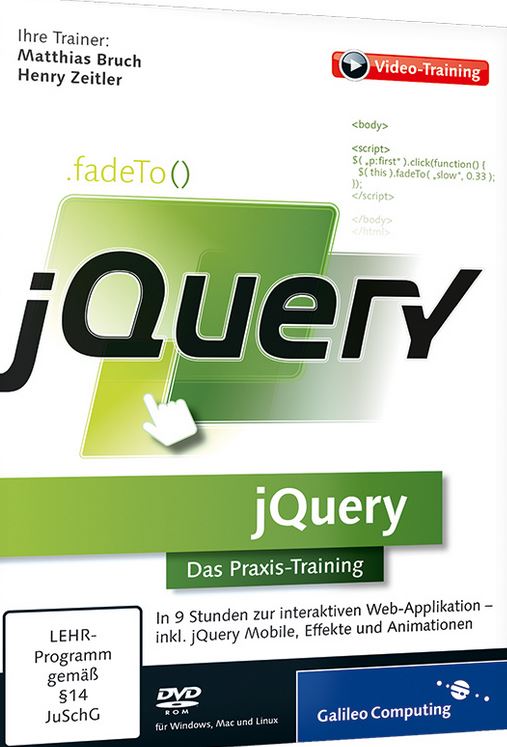  jQuery Das Praxis-Training