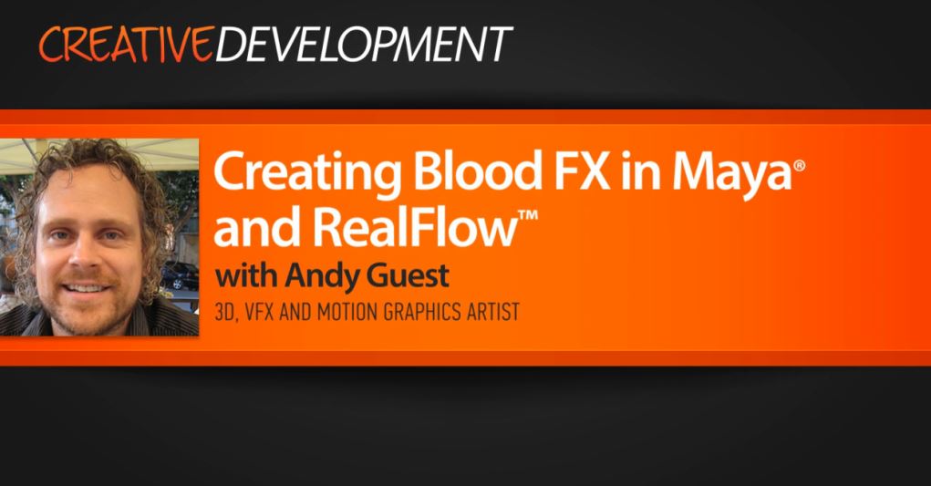 Creating Blood FX in Maya and RealFlow 