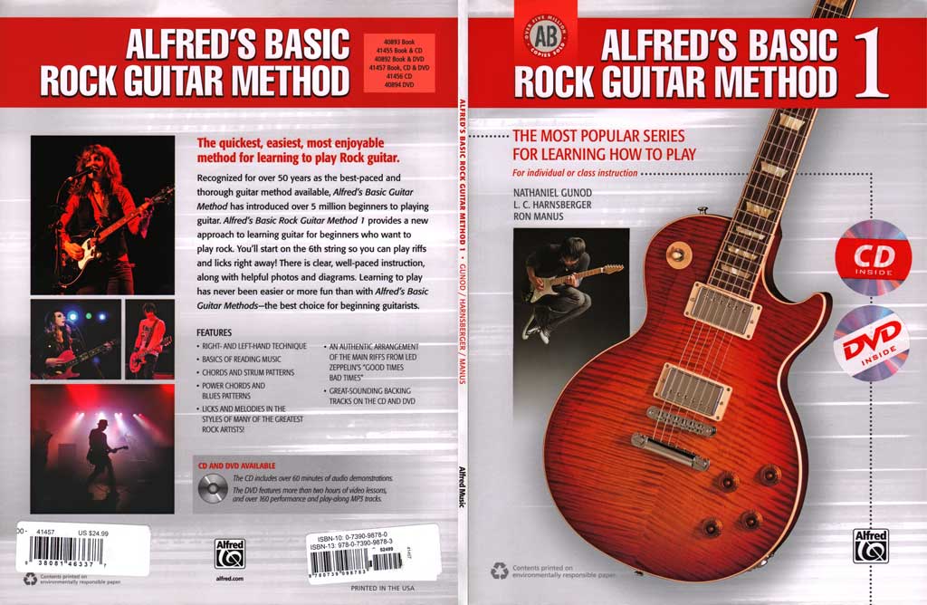 Alfred - Basic Rock Guitar Method 1 - CD/DVD (2013)
