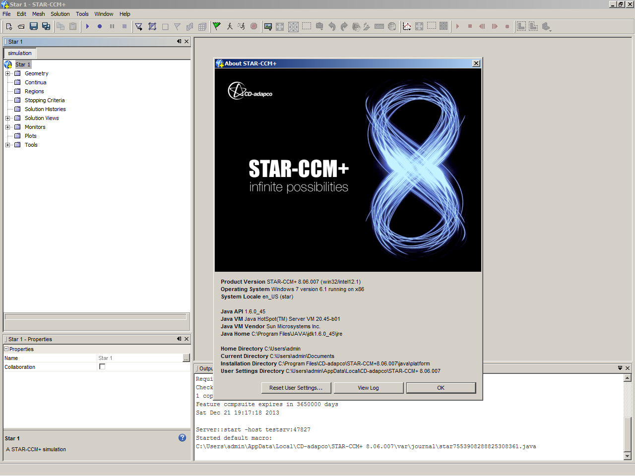CD-Adapco Star CCM+ 8.06.007