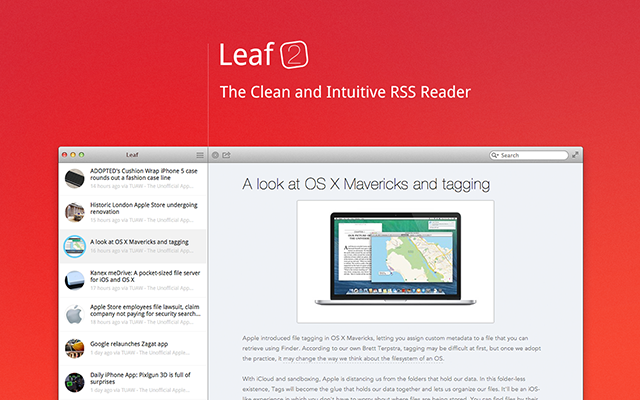 Leaf RSS Reader 2.1.1