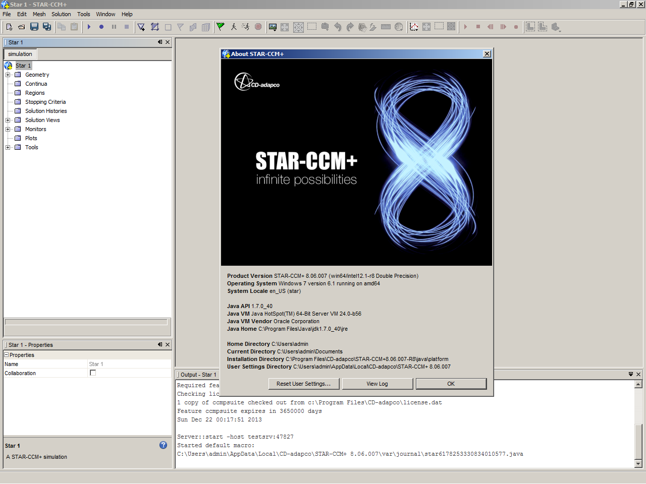 CD-Adapco Star CCM+ 8.06.007-R8 (double precision)