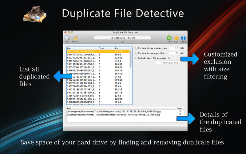 Duplicate File Detective v1.03 Retail (Mac OS X)