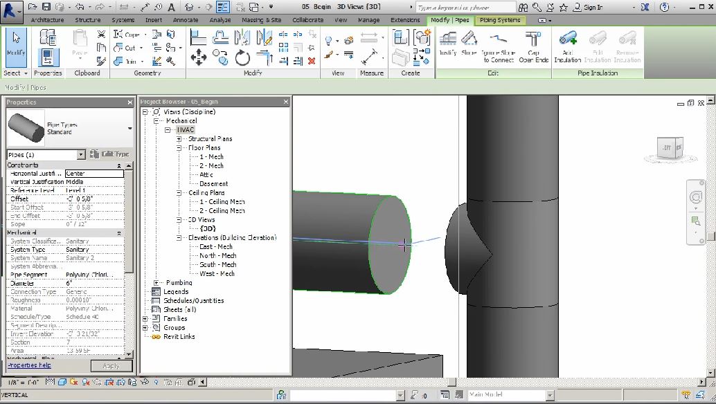 Modeling Plumbing Systems in Revit MEP