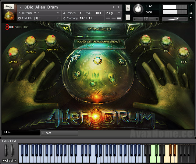 8Diо The New Alien Drum KONTAKT