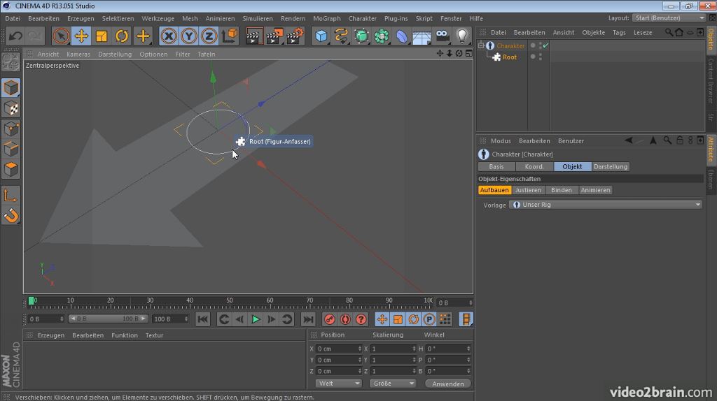  Charakter-Templates für CINEMA 4D Das Charakter-Objekt mit eigenen Rigs nutzen