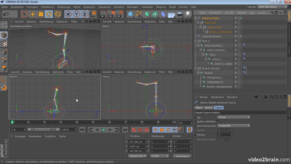  Charakter-Templates für CINEMA 4D Das Charakter-Objekt mit eigenen Rigs nutzen