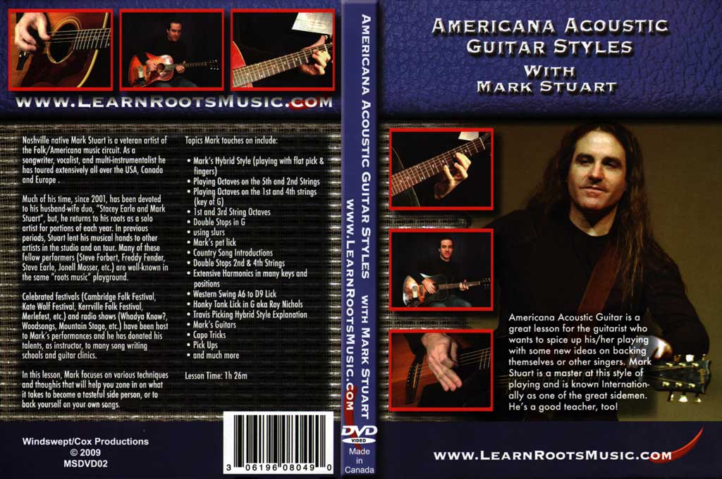 Learn Roots Music - Americana Acoustic Guitar Styles - DVD - (2009)