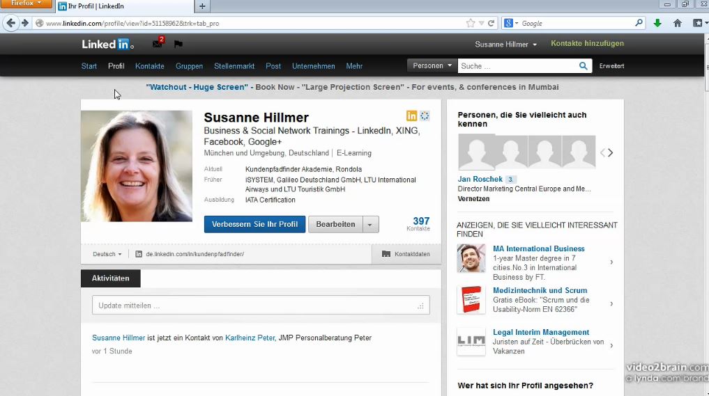  Mein optimales Profil auf LinkedIn und XING 