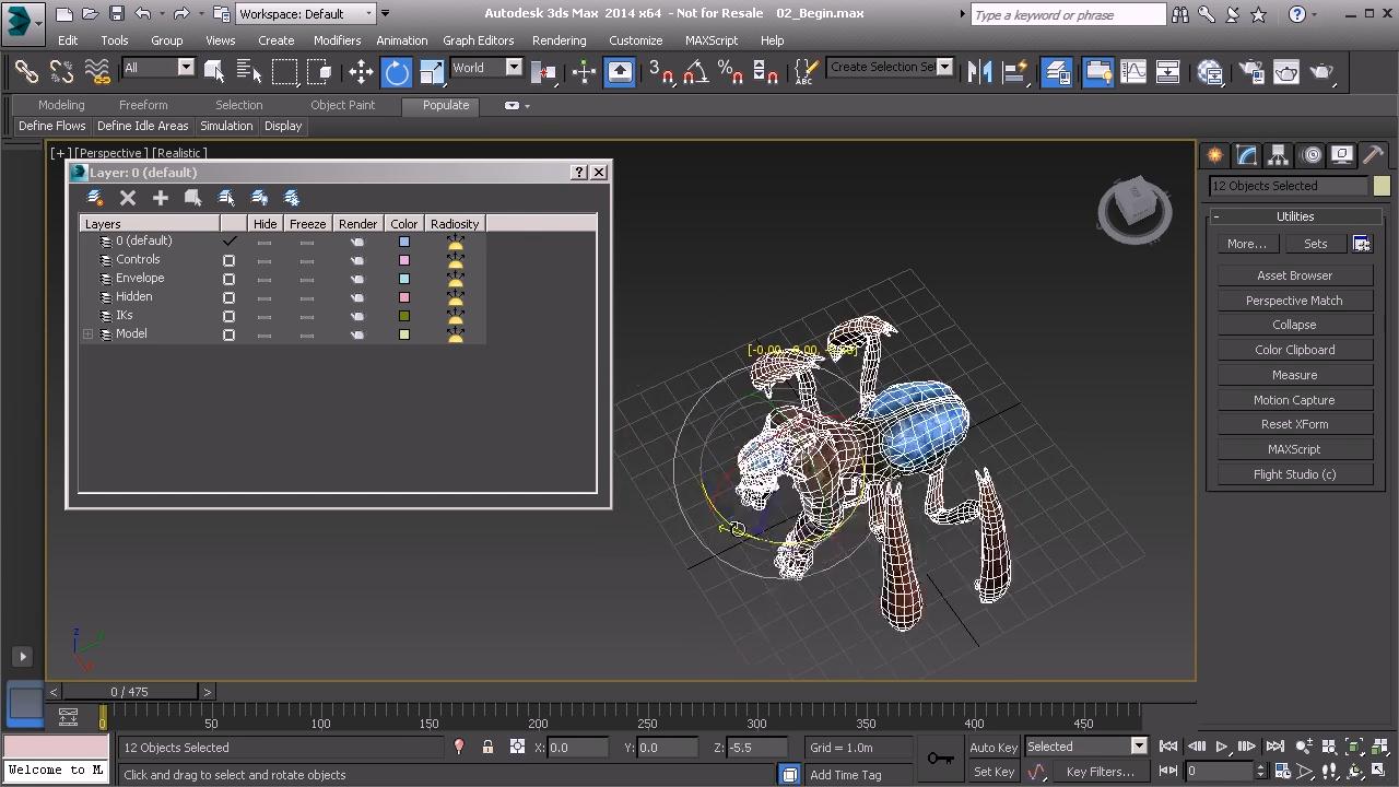 Rigging and Animating a Game Boss in 3ds Max