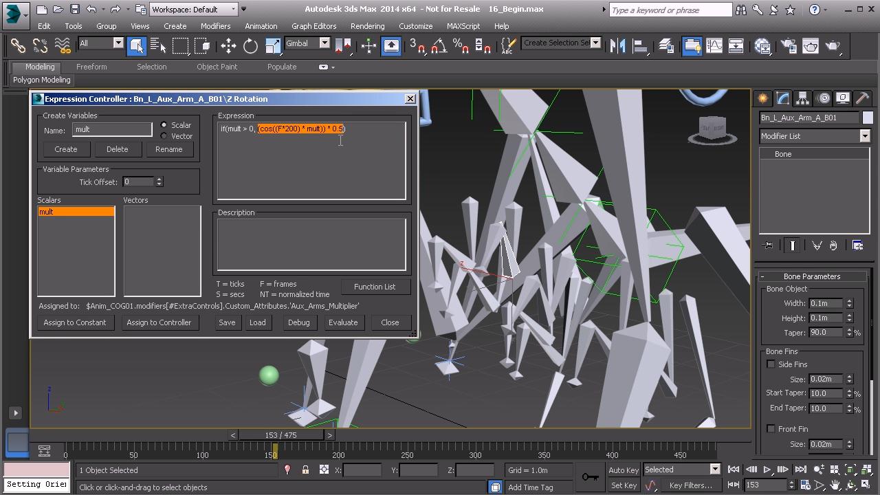 Rigging and Animating a Game Boss in 3ds Max