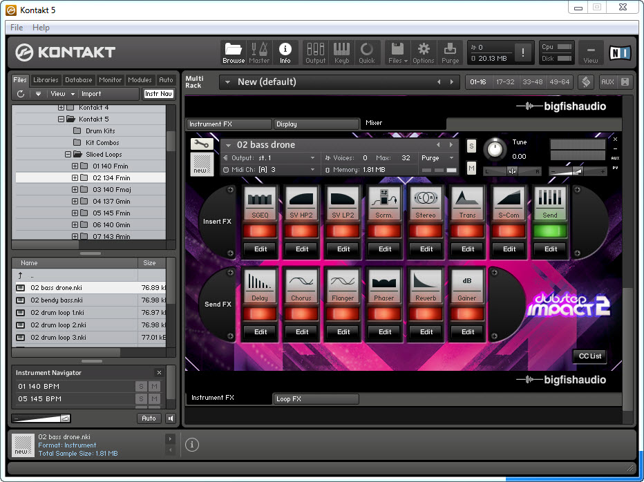Big Fish Audio Dubstep Impact 2 KONTAKT