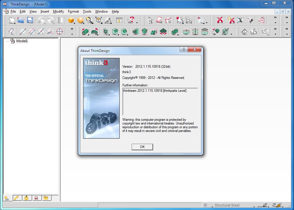 Think3 ThinkDesign 2012.1 (32bit) SP2 Suite