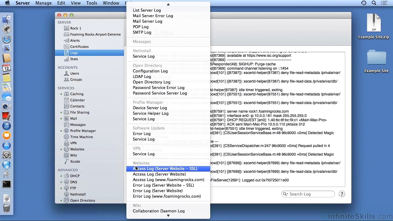 infiniteskills - Learning Apple OS X Mavericks Server 