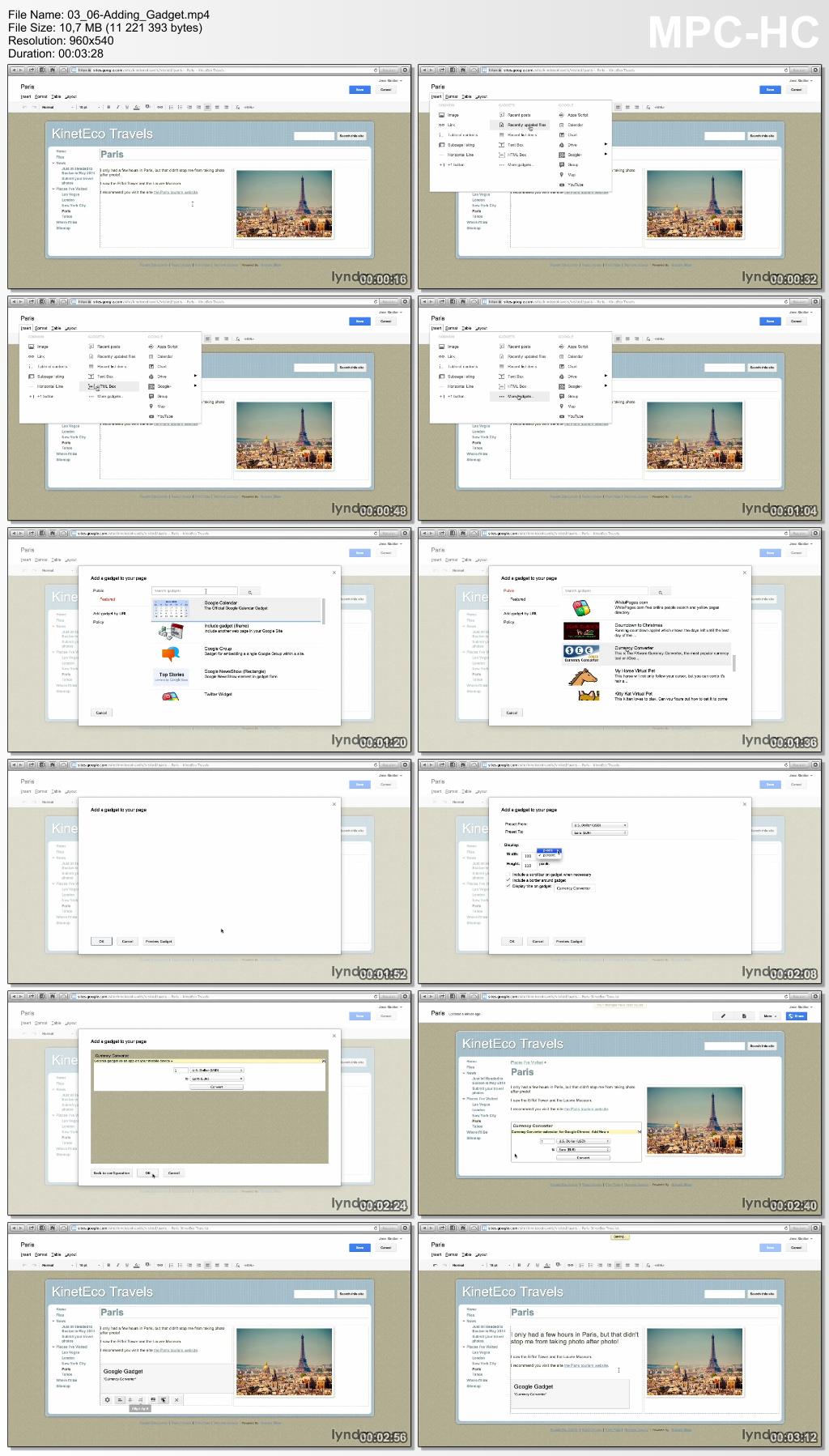 Google Sites Essential Training